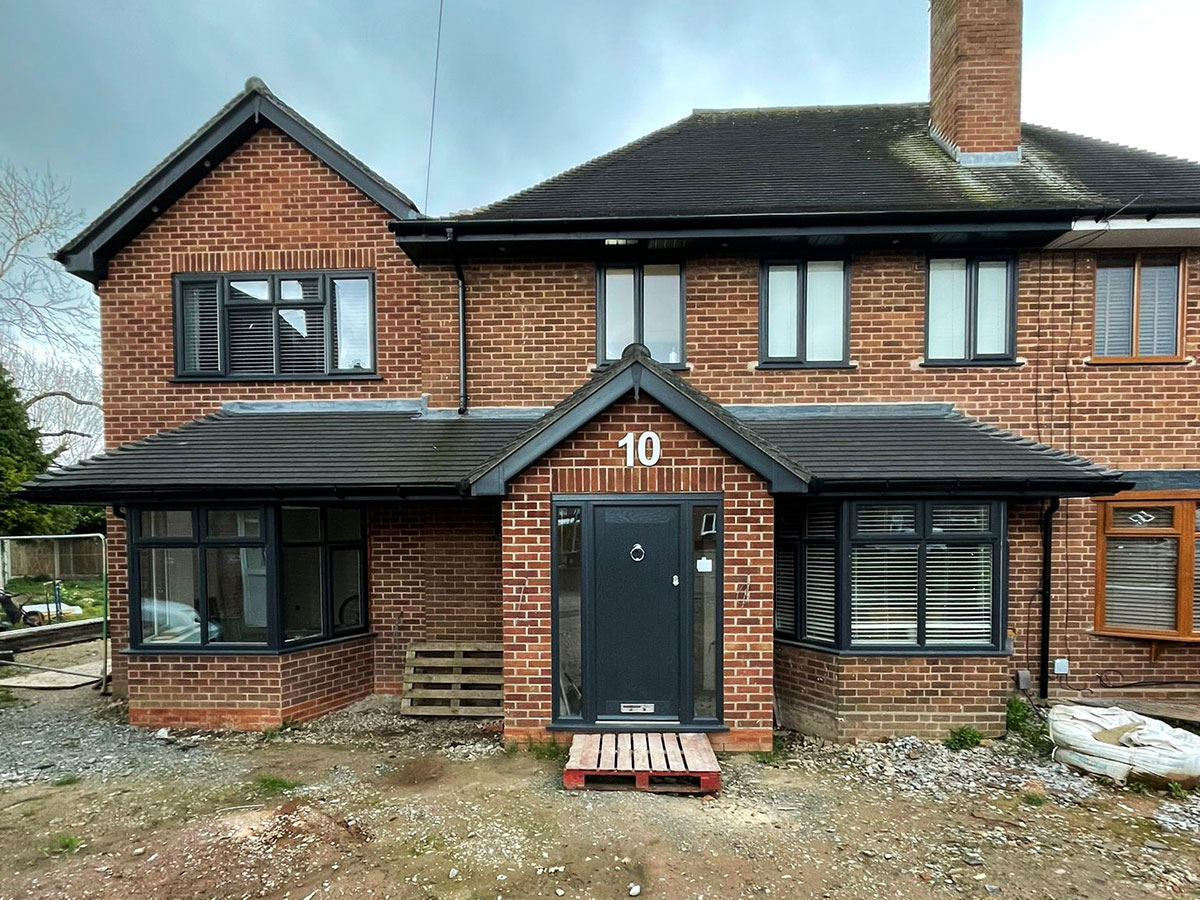Full Front Bay and Porch Roof